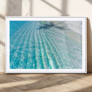 Crystal Clear Ocean Water Sunlit Reflections Palm Shadow Sandy Beach Tropical Wall Art for Home, Office Decor by MyGreatCanvas | Canvas Wall Art Prints | Photo Prints & Wall Decor