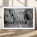 Wild Elephant Wall Art Canvas Print by MyGreatCanvas | Canvas Wall Art Prints | Photo Prints & Wall Decor