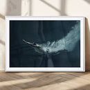Swimmer Wall Art Canvas Print