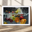 Kithen Vegetables World Wall Art Canvas Print