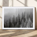 Big Foggy Forest and Misty Trees Forest Wall Art Canvas by MyGreatCanvas | Canvas Wall Art Prints | Photo Prints & Wall Decor