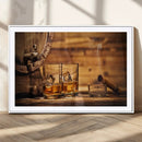 Rustic Whiskey and Barrel Canvas Print by MyGreatCanvas | Canvas Wall Art Prints | Photo Prints & Wall Decor