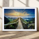 Mountain and Sunset Wall Art Canvas Print by MyGreatCanvas | Canvas Wall Art Prints | Photo Prints & Wall Decor