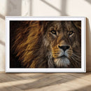 Mighty Lion Wall Art Canvas Print – Majestic Animal Portrait