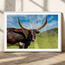 Longhorn and Cow Wall Art, Country Cow Wall Decor Canvas by MyGreatCanvas | Canvas Wall Art Prints | Photo Prints & Wall Decor