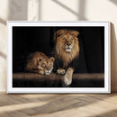 Lion Canvas Wall Art – Majestic Animal Print Artwork for by MyGreatCanvas | Canvas Wall Art Prints | Photo Prints & Wall Decor