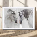 White Horse Wall Art Animal Canvas Print by MyGreatCanvas | Canvas Wall Art Prints | Photo Prints & Wall Decor