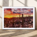 Arizona Desert Print, Western Cowboy Wall Art Print by MyGreatCanvas | Canvas Wall Art Prints | Photo Prints & Wall Decor