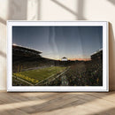 Oregon Ducks Football Team Print - Eugene Autzen Stadium