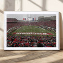 Wisconsin Badgers Team Print Canvas - Madison Camp Randall