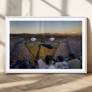 Dodger Stadium Sunset Game Triple Canvas Wall Art - Los
