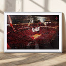 Houston Rockets Basketball Team Print Canvas- Houston Toyota