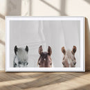 Horse Wall Art - Minimalist Horse Triptych Wall Art – Modern by MyGreatCanvas | Canvas Wall Art Prints | Photo Prints & Wall Decor