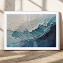 Ocean Wave Canvas Wall Art Print – Coastal Living Room Large