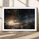 Avengers Planet Wall Art Canvas Print