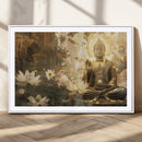 Zen Buddha Wall Art Canvas Print | Peaceful Meditation Decor
