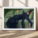 Decadent Girl by Ramon Casas Wall Art Canvas Print, Framed