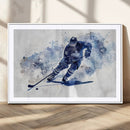 Hockey Player Wall Art Canvas Print - Sports-Inspired
