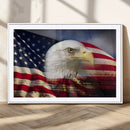 American Flag Eagle Symbol Wall Art, American Flag Eagle by MyGreatCanvas | Canvas Wall Art Prints | Photo Prints & Wall Decor