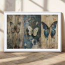Butterfly Wall Art Trio | Vintage Butterfly Canvas Print | by MyGreatCanvas | Canvas Wall Art Prints | Photo Prints & Wall Decor
