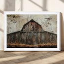 Rustic Barn Wall Art | Farmhouse Wall Decor Canvas Print |