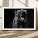 Bear Canvas Print | Wildlife Wall Art for Cabin Decor |