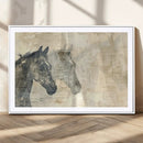 Abstract Horse Canvas Print | Modern Farmhouse Wall Art |