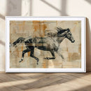 Chines Style Running Horse Western Wall Art | Farmhouse Wall