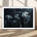 Jellyfish Wall Art Canvas Print, Elegant Wall Decor