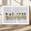 Farmhouse Wall Art Sheep Print | Ready to Hang Framed Canvas by MyGreatCanvas | Canvas Wall Art Prints | Photo Prints & Wall Decor
