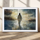 Jesus Walking on Water Wall Art | Canvas Print | Ready to