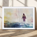 Watercolor Jesus Walking on Water Canvas Print, Christian by MyGreatCanvas | Canvas Wall Art Prints | Photo Prints & Wall Decor