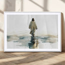 Watercolor Jesus Walking on Water Canvas Print, Christian by MyGreatCanvas | Canvas Wall Art Prints | Photo Prints & Wall Decor