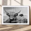 Scottish Highland Cow Wall Art | Rustic Farmhouse Décor |