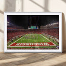 Wisconsin Badgers Football Team Print Canvas- Madison Camp