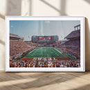Framed Texas Memorial Stadium Canvas, University of Texas