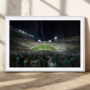 Framed Michigan State Spartans Football Team Print - East