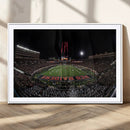 Framed Texas Tech Red Raiders Stadium Canvas, Texas Tech Red