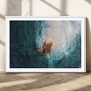 Powerful Jesus Canvas Print - Hand of Salvation,