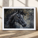 Large Abstract Horse Wall Art Canvas Print | Farmhouse Wall