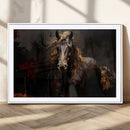 Abstract Black Horse Canvas Print for Farmhouse Wall Art | by MyGreatCanvas | Canvas Wall Art Prints | Photo Prints & Wall Decor