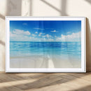 Beach Scene Canvas Wall Art Print – Tranquil Ocean Horizon by MyGreatCanvas | Canvas Wall Art Prints | Photo Prints & Wall Decor