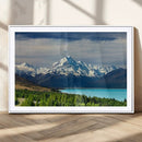 Mount Cook and Lake Pukaki Canvas Wall Art Print – Majestic by MyGreatCanvas | Canvas Wall Art Prints | Photo Prints & Wall Decor