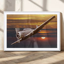 Old War Plane Wall Art Canvas Print by MyGreatCanvas | Canvas Wall Art Prints | Photo Prints & Wall Decor