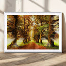 Sunshine in Forest and Trees Wall Art Canvas Print by MyGreatCanvas | Canvas Wall Art Prints | Photo Prints & Wall Decor