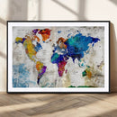 World Map Canvas Print – Framed Travel Map Wall Art for by MyGreatCanvas | Canvas Wall Art Prints | Photo Prints & Wall Decor