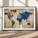 World Map Canvas Print – Detailed Map of the World Wall Art by MyGreatCanvas | Canvas Wall Art Prints | Photo Prints & Wall Decor