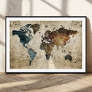 World Map Canvas Print – Detailed Map of the World Wall Art by MyGreatCanvas | Canvas Wall Art Prints | Photo Prints & Wall Decor