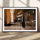 Wine and Bottle Wall Art Canvas Print by MyGreatCanvas | Canvas Wall Art Prints | Photo Prints & Wall Decor