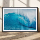Big Ocean Surfing Wave Wall Art Canvas Print